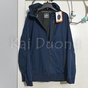 Mondetta Men full zip  Hoodie Jacket Blue‎